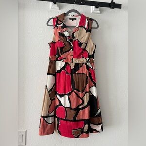 Vintage Chris McLaughlin dress. 100% cotton, full lined. Great colors & quality!